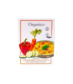 Organico Organic Vegetable couscous (with courgettes,peppers & carrots) 250gx12