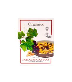 Organico Organic Moroccan couscous (with raisins & cashews) 250gx12