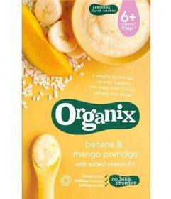 Organix Banana & Mango Porridge 120g x5