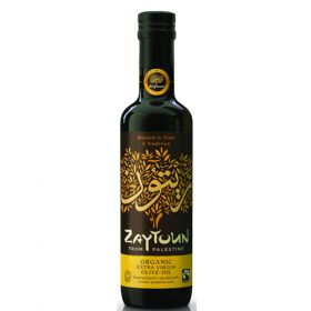 Zaytoun Organic & Fairtrade Extra Virgin Olive Oil 500ml x6