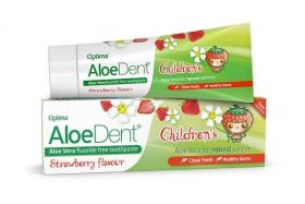 Optima AloeDent Children's Strawberry Toothpaste 50ml x6