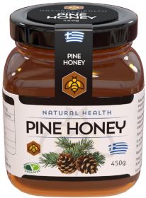 Natural Health Pure Greek Pine Honey 450g x1