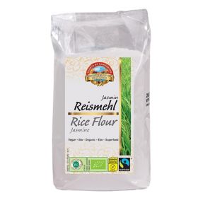 Pearls of Samarkand Fairtrade and Organic Thai Jasmine Rice Flour Gluten Free 500g x6