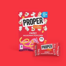 Propercorn Microwave Sweet Popcorn 