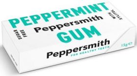 Peppersmith Peppermint Gum 15g x 12
