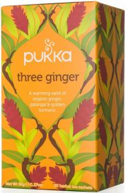 Pukka Organic Three Ginger Teabags 36g (20's) x4