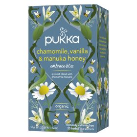 Pukka ORG Chamomile, Vanilla & Manuka Tea 32g (20's) x4