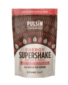 Pulsin energy cacao & maca super shake 6x300g 