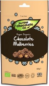 Raw Chocolate Mulberries 6x125g Pouches