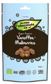 Raw Chocolate Vanoffee Mulberries 6x125g Pouches