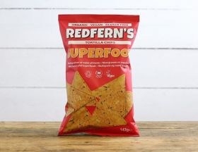 Redferns Organic superfood sweet potato,buckwheat & hemp multigrain chips 142gx12