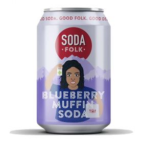Soda Folk Blueberry Muffin 330ml x24