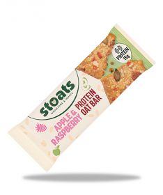 Stoats Apple & Raspberry Protein Oat Bars 16 x 80g