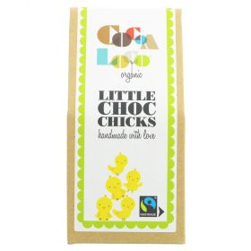 Cocoa Loco Milk & White Chocolate Chicks 100g x6
