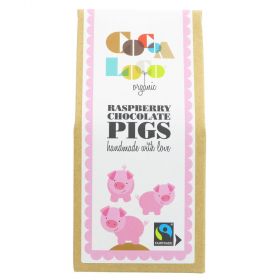 Cocoa Loco Raspberry Chocolate Pigs 100g x6