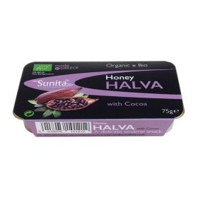 Sunita Organic Honey Halva with Cocoa 75g x12