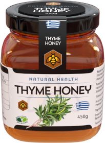 Natural Health Pure Greek Thyme Honey 450g x1