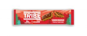 TRIBE Triple Decker Choc Maple Bar 40gx12