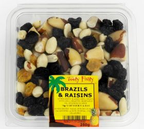 Tooty Fruity Brazils & Raisins 6x250g