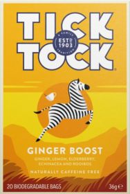 Tick Tock Wellbeing Ginger Boost 40g (20s) x6