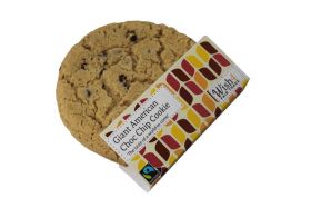 Wish4 Fairtrade Giant American Chocolate Chip Cookies 60g x14