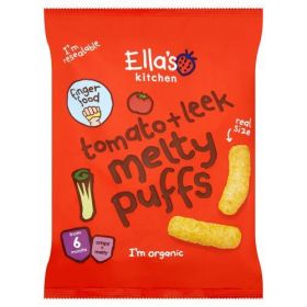 Ella's Kitchen Melty Puffs Tomato Leek 20g x4