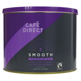 Cafedirect Fair Trade Smooth Roast Freeze Dried Instant Coffee Tins 500g x1