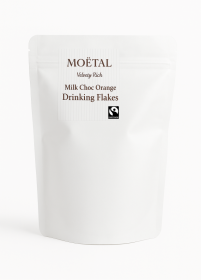 Moetal Milk Choc Orange Drinking Flakes 200g x6