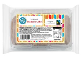 Wish4 Fairtrade Madeira Cake Loaf 250g x 8