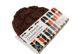 Wish4 Fairtrade Giant American Chocolate Cookies 60g x14