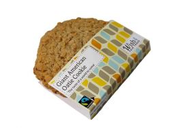 Wish4 Fairtrade Giant American Oatie Cookies 60g x1