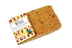 Wish4 Fairtrade Chocolate Chip Flapjack 90g x24