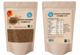 Wish4 Fairtrade Ceylon Cinnamon Coarse Cut Organic And Fairtrade 500g