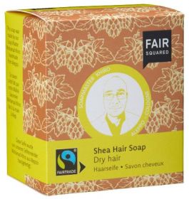 Fair Squared Hair Soap (Shea) Dry Hair (includes cotton soap bag) 8 x 80g