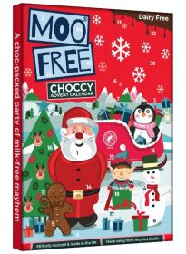 Moo Free Advent Milk Chocolate Bing Bars 70g x10