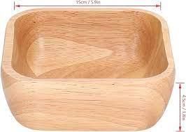 Wooden Bowls - Square 15cm x12