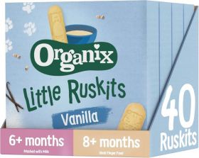 Organix Ruskits Vanilla 60g  x4