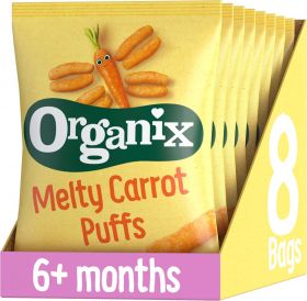 Organix Carrot puffs 20g x8