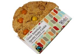 Wish4 Fairtrade Giant American Spotty Dotty Cookies 60g x14