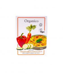 Organico Couscous Org Vegetable couscous(with courgettes,peppers&carrots) 250g x12