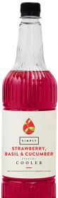 Simply Strawberry, Basil & Cucumber Syrup 6 x 1ltr