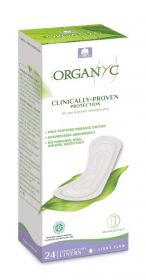 Organ(y)c Pantyliners Flat 100% cotton 12 x 24pcs (GOTS certified)