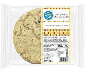 Wish4 Fairtrade Giant American Chocolate Chip Cookies 60g x14