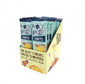 Moo Free Advent White Chocolate Bars 70g x10