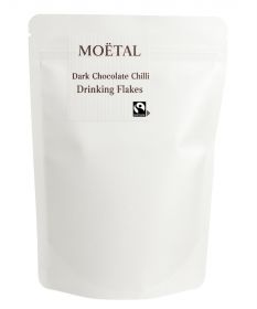 Moetal Dark Choc Chili Drinking Flakes 200g x6
