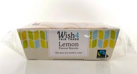 Wish4 Fairtrade Lemon Biscuits 220g x12