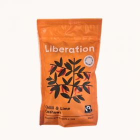 Liberation Fairtrade Chilli & Lime Cashew Peanuts & Corn 90g x10