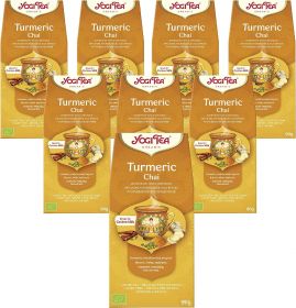 Yogi Tea Turmeric Orange Org 17 bags x6