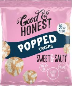 Good & Honest Popped chips sweet & salty 23g x24