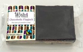 CLEARANCE - Wish4 Fairtrade Chocoholic Flapjack 90g x24   BBD 11/17/2025